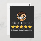 プロフィテロール5つ星プロフィテロール愛好家 ポストカード (正面/裏面)