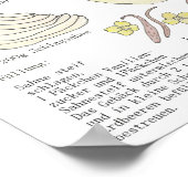 プロフィテロール – レゼプト ポスター (角)