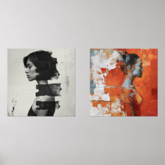 プロフィル芸術的の女性を示す表現