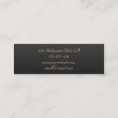 プロフィーエレガントル平文 スキニー名刺 (裏面)