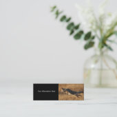 プロフィールか名刺、コヨーテの跳躍 スキニー名刺 (スタンド正面)