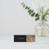 プロフィールか名刺、コヨーテ スキニー名刺 (スタンド正面)