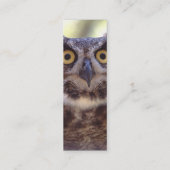 プロフィールか名刺、フクロウ スキニー名刺 (裏面)