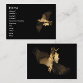 プロフィールか名刺、ミサゴ 名刺 (正面/裏面)