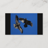 プロフィールか名刺、ワタリガラス 名刺 (裏面)