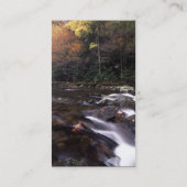 プロフィールか名刺、景色及び滝 名刺 (裏面)