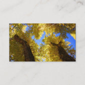 プロフィールか名刺、《植物》アスペン 名刺 (裏面)