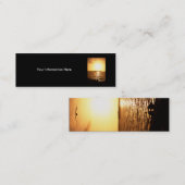 プロフィールか名刺、海景 スキニー名刺 (正面/裏面)