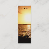 プロフィールか名刺、海景 スキニー名刺 (裏面)