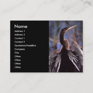プロフィールか名刺、anhinga 名刺