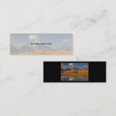 プロフィールか名刺、oxbowのくねり スキニー名刺 (正面/裏面)