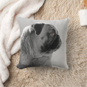 プロフィールのパグ クッション (ブランケット)