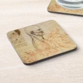 プロフィールの人、Prのために平方される頭部の胴 コースター (左側)