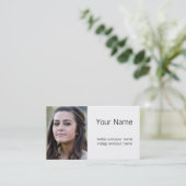 プロフィールの写真の名刺 コーリングカード (スタンド正面)