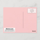 プロフィールの女性 ポストカード (裏面)