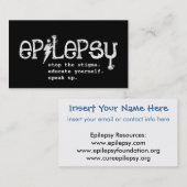 プロフィールまたは唱道カード 名刺 (正面/裏面)