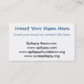 プロフィールまたは唱道カード 名刺 (裏面)