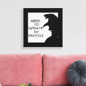 プロフィールを更新する必要がある キャンバスプリント (インサイチュ (リビング))