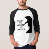 プロフィールを更新する必要がある Tシャツ (正面)