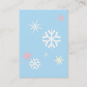 プロフィールカードはアイススケートします 名刺 (裏面)