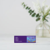 プロフィールカードテンプレート-ドラゴン スキニー名刺 (スタンド正面)