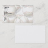 プロフィールカードテンプレート-野球 名刺 (正面/裏面)