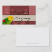 プロフィールカード-オウム 名刺 (正面/裏面)