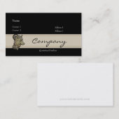 プロフィールカード-オオカミ 名刺 (正面/裏面)