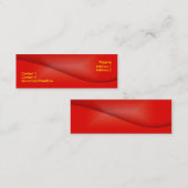 プロフィールカード スキニー名刺 (正面/裏面)