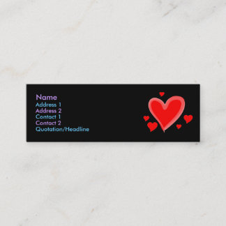 プロフィールカード スキニー名刺