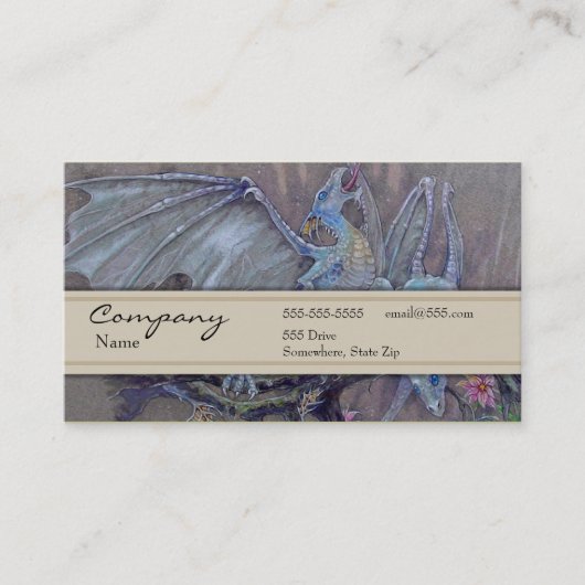 プロフィールカード-ドラゴン 名刺 (正面)