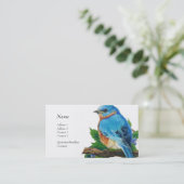 プロフィールカード-ブルーバード 名刺 (スタンド正面)