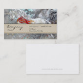 プロフィールカード-ユニコーン 名刺 (正面/裏面)