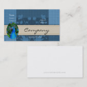 プロフィールカード-孔雀 名刺 (正面/裏面)