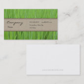 プロフィールカード-芝生 名刺 (正面/裏面)