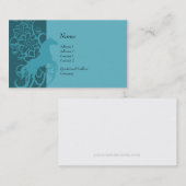 プロフィールカード-装飾的な馬 名刺 (正面/裏面)