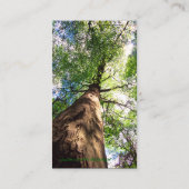 プロフィールカード、高地の自然の聖域 名刺 (裏面)