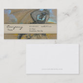 プロフィールカード-黒いドラゴン 名刺 (正面/裏面)