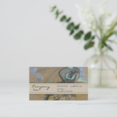 プロフィールカード-黒いドラゴン 名刺 (スタンド正面)