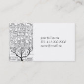 プロフィールカードHaeckelsの生命の樹 名刺 (裏面)