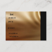 プロフィール個人名カードシルクドレープ 名刺 (裏面)