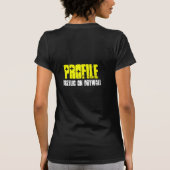 プロフィール Tシャツ (裏面)