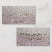 プロフェショナルな華やかな輝エレガントき 名刺 (正面/裏面)