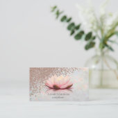 プロフェッシモダンョルエレガントダイアモンズロータスオパール 名刺 (スタンド正面)