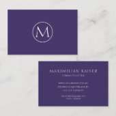 プロフェッショナミニマルル・モノグラム 名刺 (正面/裏面)