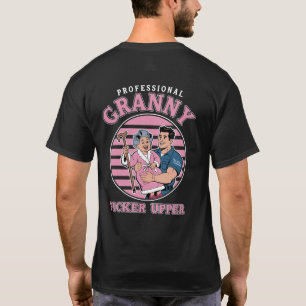 プロフェッショナルおばあちゃんピッカーアッパーTシャツ Tシャツ