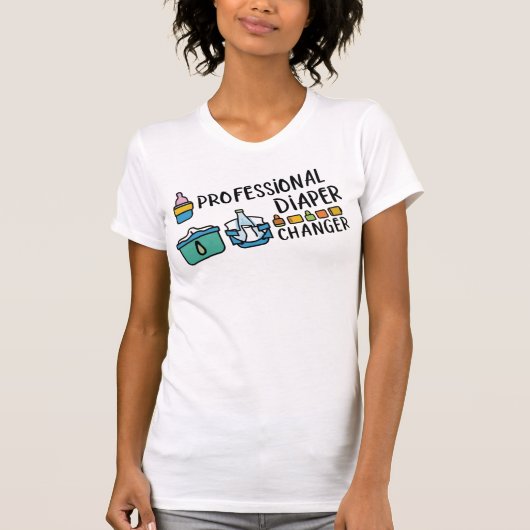 プロフェッショナルおむつ交換機2 Tシャツ (正面)