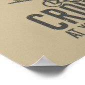 プロフェッショナルおもしろいクロップダスターファートジョークギフト ポスター (角)