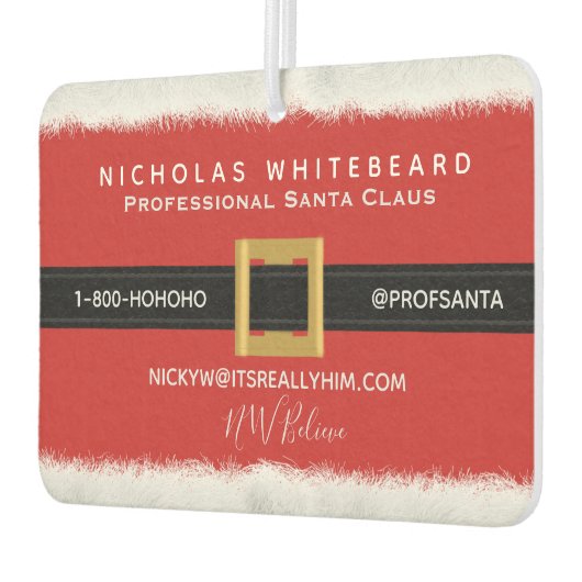 プロフェッショナルおもしろいサンタクロースカーエアーフレッシュナー カーエアーフレッシュナー (左)