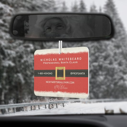 プロフェッショナルおもしろいサンタクロースカーエアーフレッシュナー カーエアーフレッシュナー